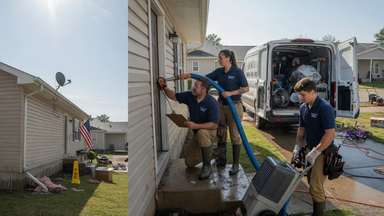 Ceiling Water Damage Restoration in Lower Peach Tree, AL near me