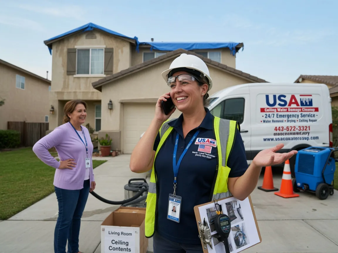 Ceiling Water Damage Restoration Lower Peach Tree, AL FAQs